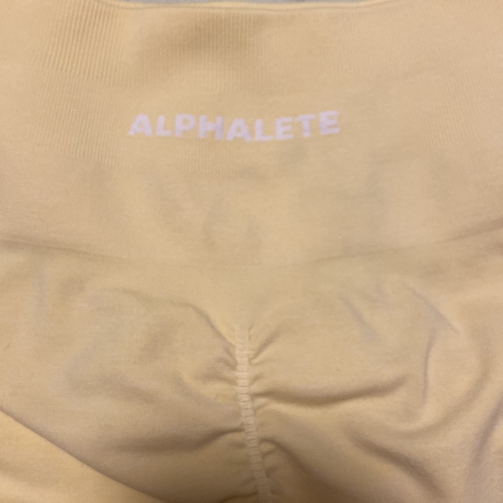 Alphalete Yellow Leggings - Picture 8 of 9